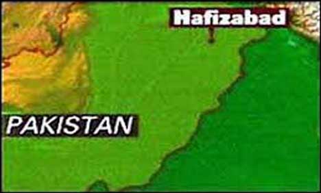 حافظ آباد : ضمنی انتخابات میں ن لیگ کے امیدوارکی کامیابی پر شدید ہوائی فائرنگ