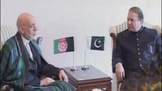 Hamid Karzai and Nawaz Sharif