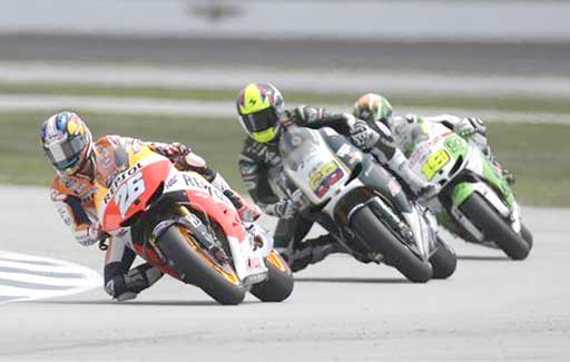 انڈیا نا پولس گراں پری میں سپینش بائیکر کی برتری