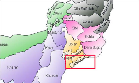 جعفرآباد : بارودی سرنگ کے دھماکے میں ایک شخص ہلاک،3 زخمی