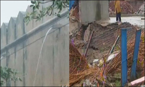 لاہور : موسلا دھار بارش، مکانوں کی چھتیں گرنے سے 6 افراد ملبے تلے دب گئے