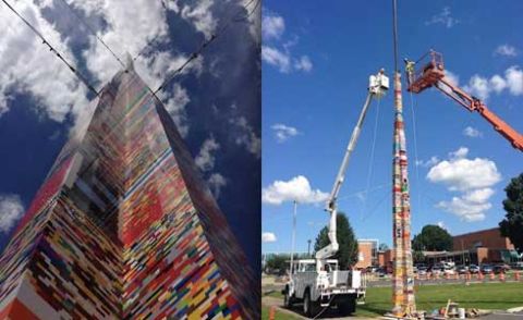 لیگو ٹاور تعمیر کا عالمی ریکارڈ امریکی ریاست نے اپنے نام کر لیا