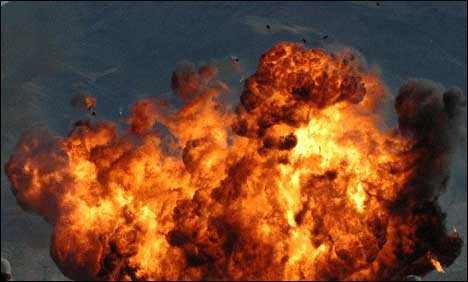 نیوجرسی میں امریکی بحریہ کے اسلحہ ڈپو میں دھماکا