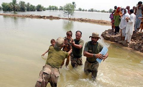 ملک کے مختلف علاقوں میں موسلا دھار بارشیں, نشیبی علاقے زیر آب