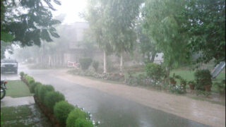 Rains in some areas