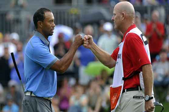 بریج سٹون انوی ٹیشنل گولف، ٹائیگر ووڈز کی دوسرے رانڈ میں برتری