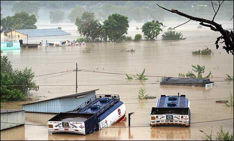 بھارتی پنجاب میں ستلج میں پانی کی سطح بلند، نشیبی علاقے زیرِ آب