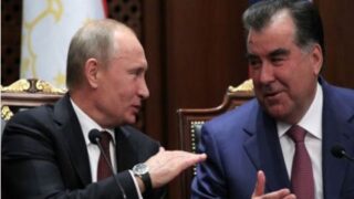 Tajik President, Russian President Putin