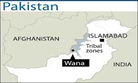 وانا کے علاقے دبکوٹ میں مقامی صحافی کے گھر کے باہر دھماکا