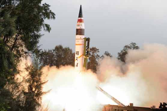 بھارت کا بیلسٹک میزائل اگنی 5 کا دوسرا تجربہ