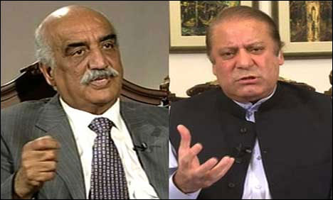 Nawaz Sharif Khurshid Shah