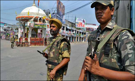 مدھیہ پردیش میں ہندو مسلم فسادات کے بعد کرفیو نافذ