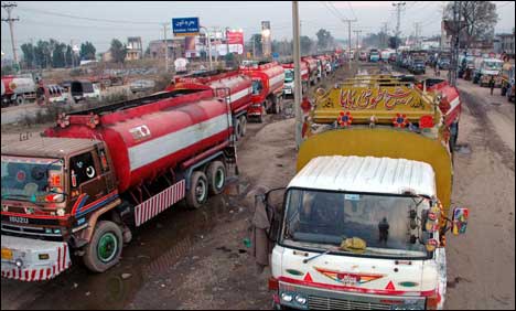 آل پاکستان آئل ٹینکرز اونرز ایسو سی ایشن نے ملک بھر میں ہڑتال کردی