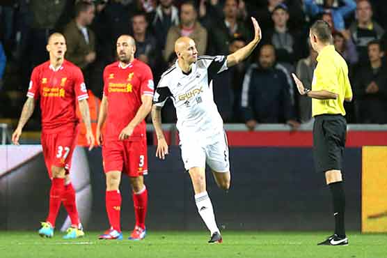 فٹ بال پریمئر لیگ، لیور پول اور سوانسی کا میچ برابری پر ختم