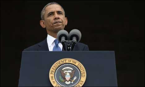 امریکی صدر براک اوباما نے شام پر حملہ کرنے کا اعلان کر دیا
