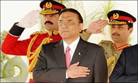 صدر زرداری کو کل ا یوان صدر اسلام آباد میں گارڈ آف آنر دیا جائے گا