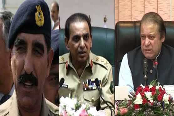 وزیر اعظم سے آرمی چیف اور ڈی جی آئی ایس آئی کی ملاقاتیں