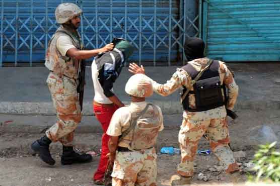 رینجرز آپریشن، بھتہ خور، ٹارگٹ کلرز سمیت 41 افراد زیر حراست