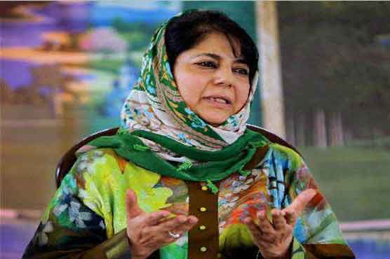مقبوضہ کشمیر : اپوزیشن رہنما محبوبہ مفتی کو حراست میں لے لیا گیا