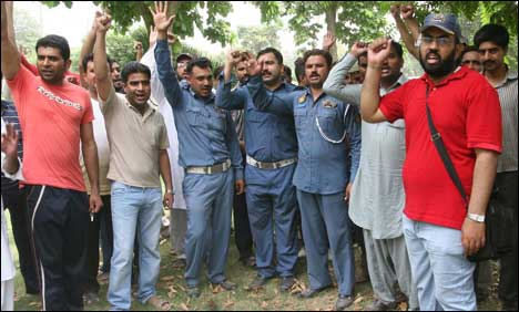 Traffic Warden Protest