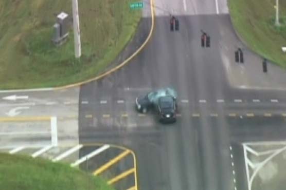 امریکا: میامی میں حقیقی کار چیز نگ، 2 افراد ہلاک، فوٹیج جاری