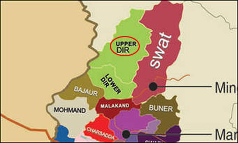 اپر دیر میں دھماکا، میجرجنرل ثنا اللہ اور لیفٹیننٹ کرنل توصیف شہید