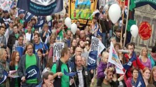 British Salary Protest