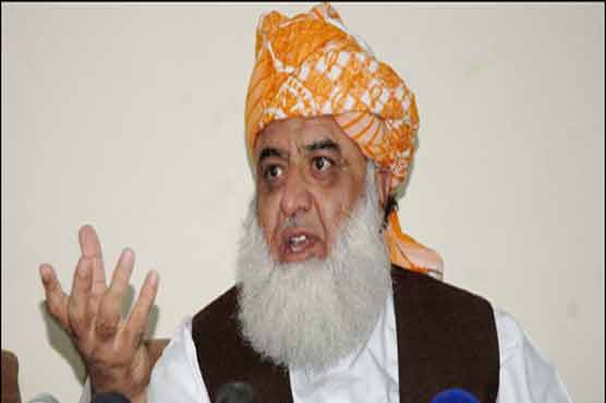 حکومت مذاکرات کے لئے کوئی دباؤ قبول نہ کرے: فضل الرحمان