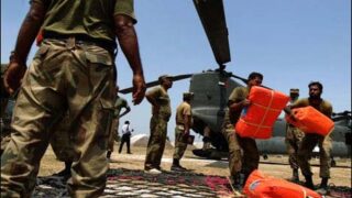 Pak Army Relief Camp