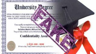 Fake Degrees