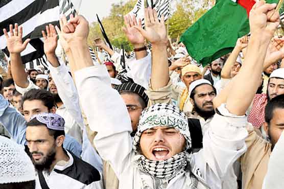 کراچی: ڈرون حملوں اور نیٹو سپلائی کیخلاف جماعت اسلامی کا احتجاج