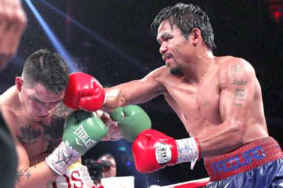 ورلڈ چیمپئن مینی پیکیا نے ڈبلیو بی اے ویلٹر ویٹ کا ٹائٹل جیت لیا