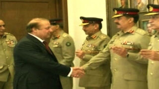 Pak Army, Nawaz Shareef