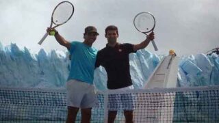Rafael Nadal and Novak Djokovic