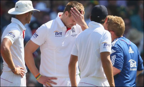 سڈنی، انگلش ٹیم ہمت ہار گئی، پانچویں ٹیسٹ کے دوسرے روز 155 پر ڈھیر