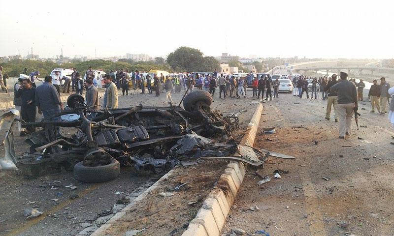 لیاری ایکسپریس وے دھماکے کی ابتدائی تحقیقاتی رپورٹ تیار