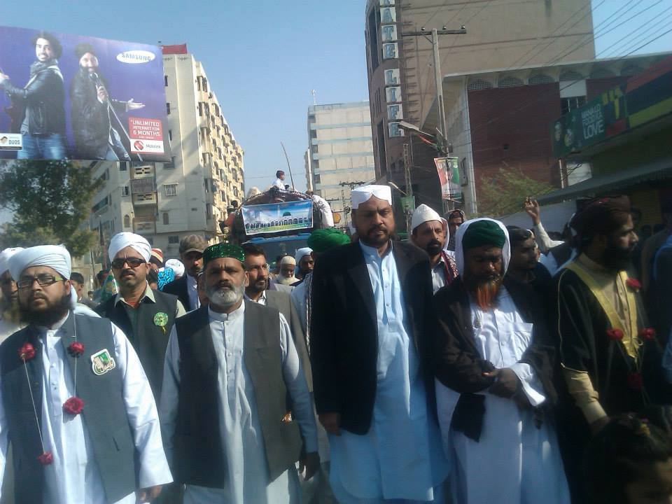 مجلس وحدت مسلمین  کے زیراہتمام  بارہ ربیع الاول کے حوالے سے عید میلاد النبی صلی اللہ علیہ وآلہ وسلم کی ریلی کی  تصوری جہلکیاں