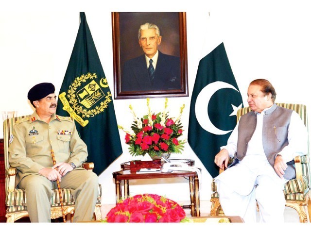 Nawaz Sharif, Raheel Sharif