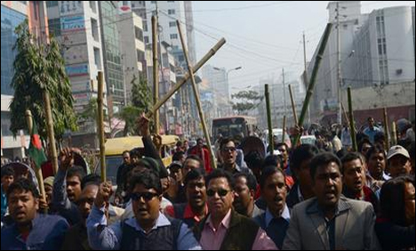 بنگلادیش: عام انتخابات کا پر امن انعقاد خطرے میں، اپوزیشن کا بائیکاٹ