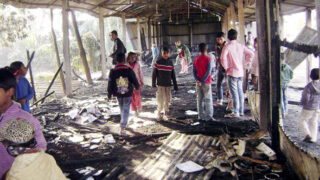 Polling Stations Burn