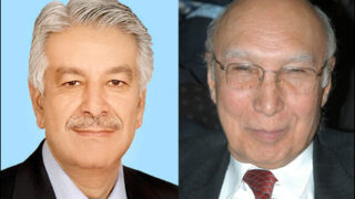 Sartaj Aziz, Khawaja Asif