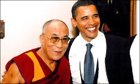 Barack Obama, Dalai Lama