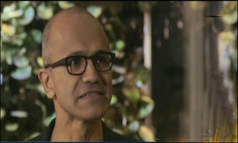 مائیکرو سافٹ کا بھارتی نژاد ست نڈیلا کو نیا سربراہ بنانے کا اعلان