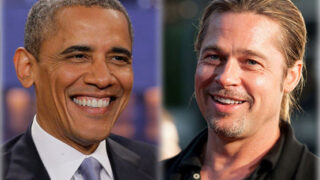 Obama, Brad Pitt