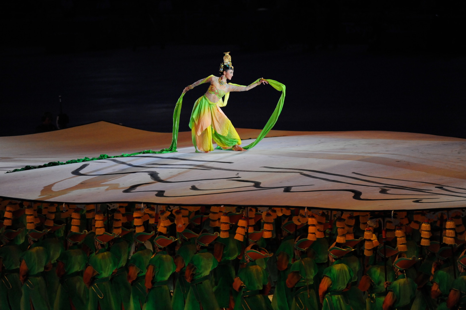 روس: سوچی میں موسم سرما کے اولمپکس کے افتتاحی تقریب کی مشق