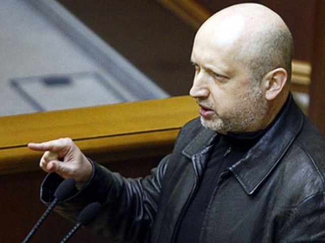 یوکرین کریمیا میں فوجی مداخلت نہیں کرے گا، عبوری صدر الیگزینڈر ٹرچینوو