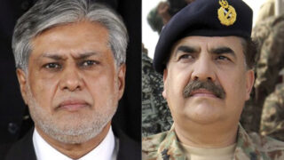 Army Chief, Ishaq Dar