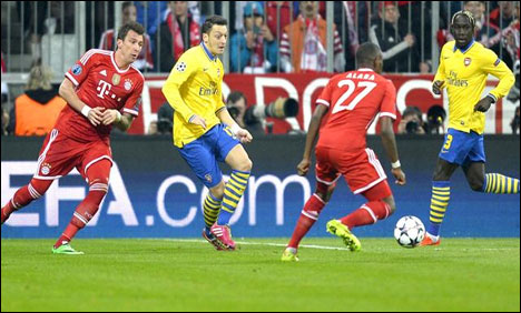 چمپئنز لیگ : بائرن میونخ نے کوارٹر فائنل کے لیے کوالیفائی کر لیا