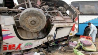 Coaches Tankers Collision