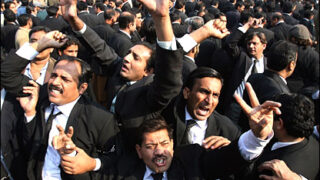 Lawyer Protest